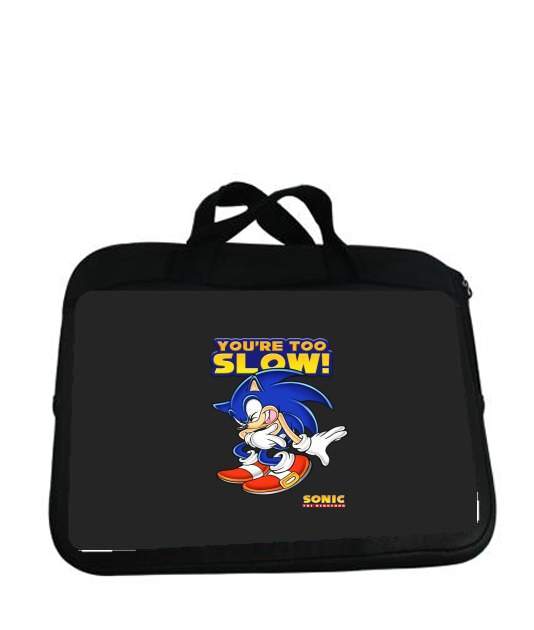 Housse pour tablette avec poignet pour You're Too Slow - Sonic