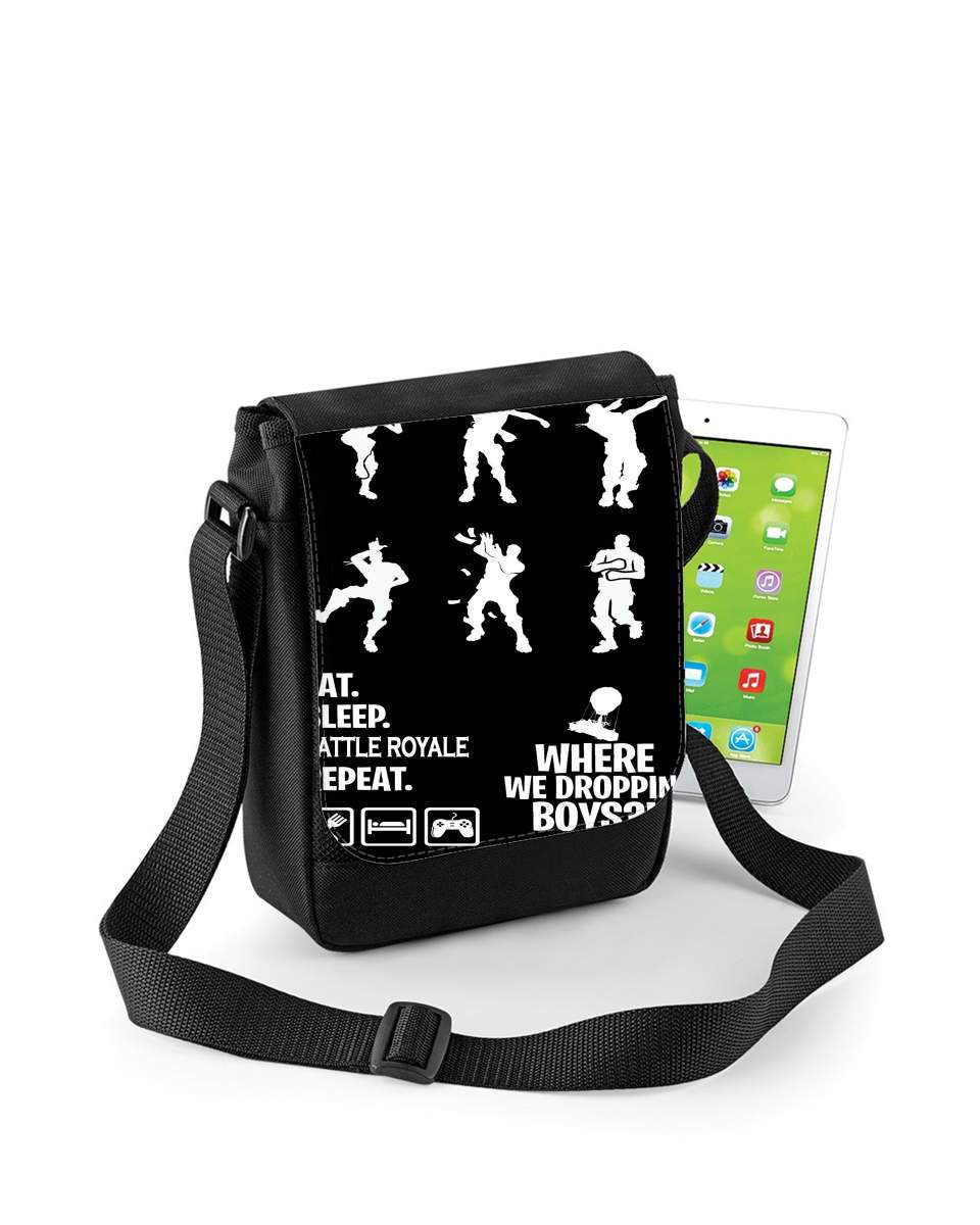 Mini Sac - Pochette unisexe pour Battle Royal FN Eat Sleap Repeat Dance