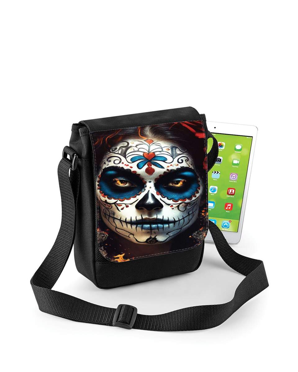 Mini Sac - Pochette unisexe pour Dia De Los Muertos V6