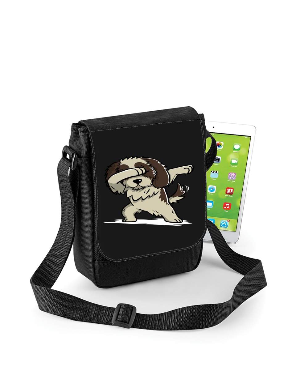 Mini Sac - Pochette unisexe pour Dog Shih Tzu Dabbing