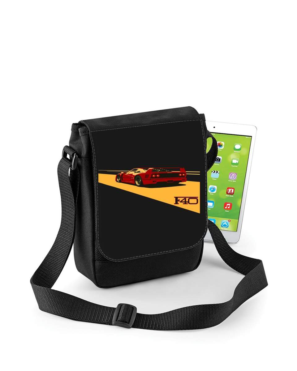 Mini Sac - Pochette unisexe pour Ferrari F40 Art Fan