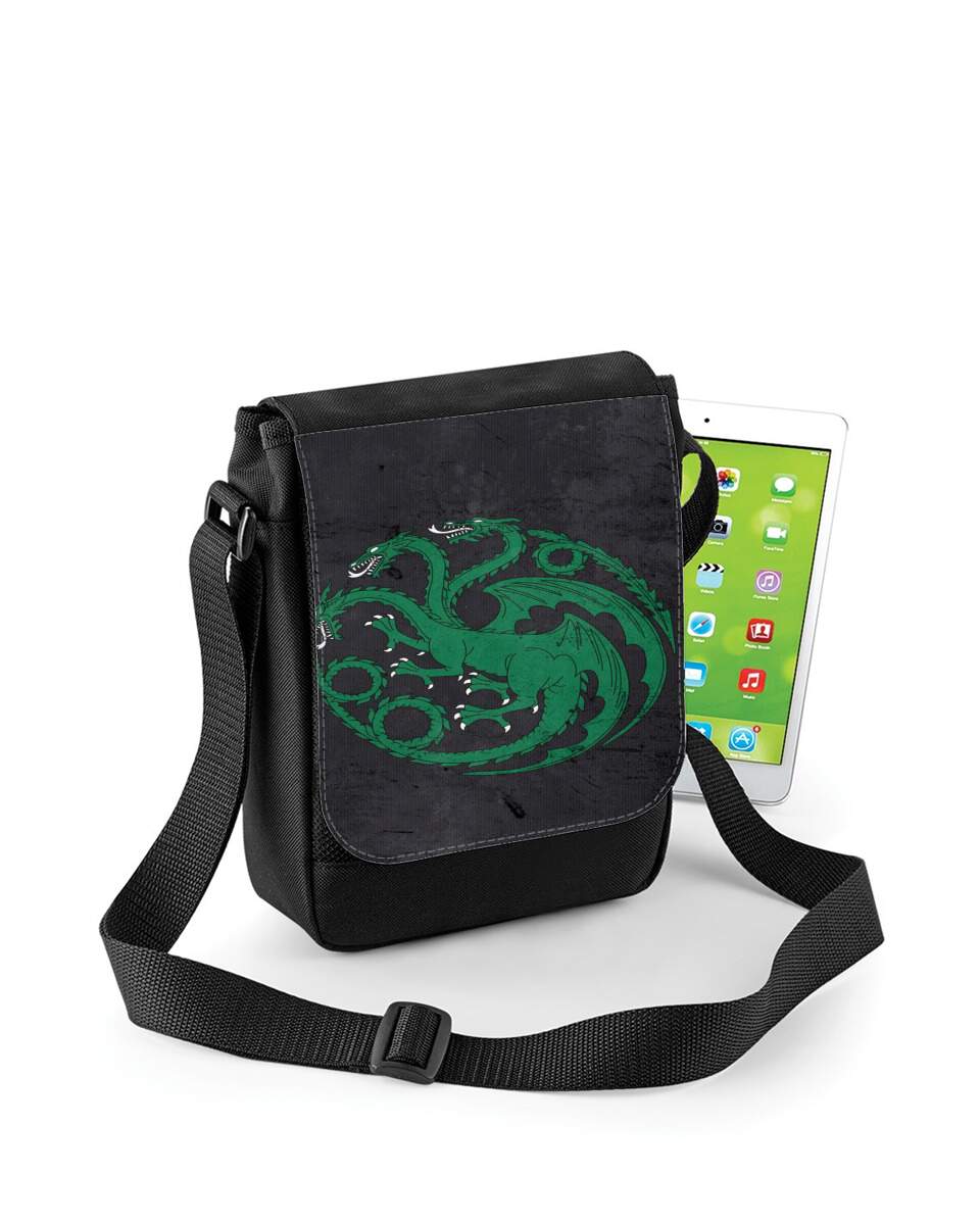 Mini Sac - Pochette unisexe pour Flag Dragon House Green