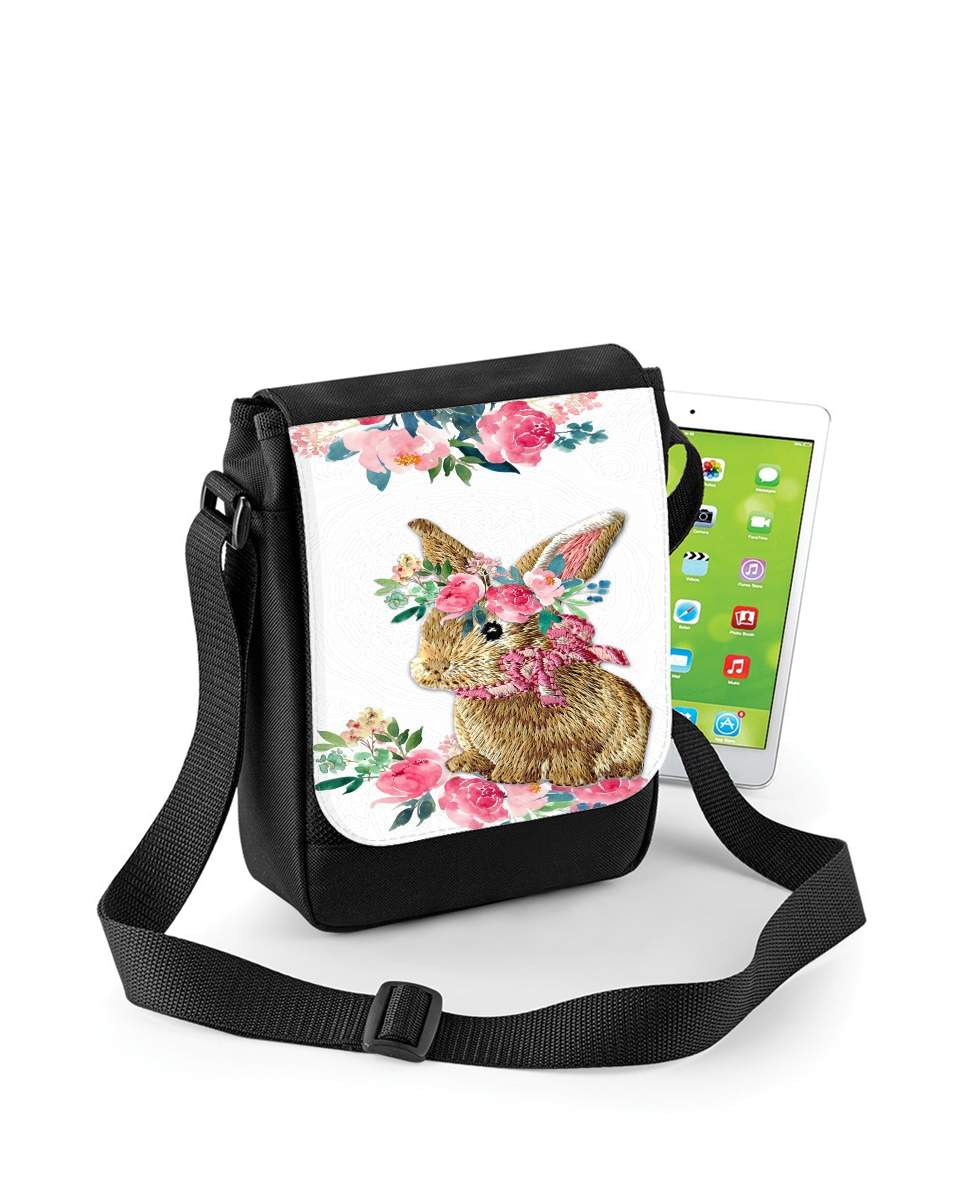 Mini Sac - Pochette unisexe pour Flower Friends bunny Lace Lapin