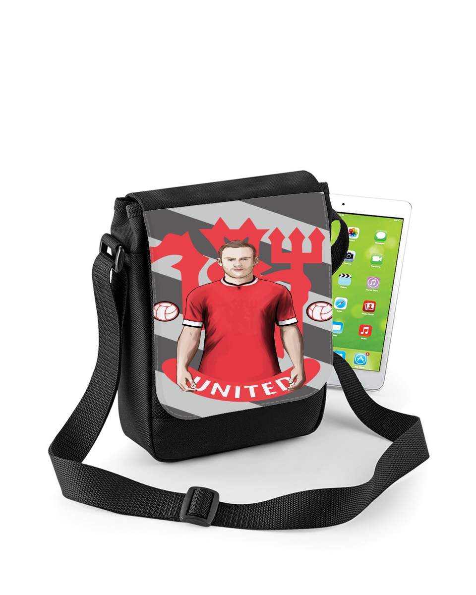 Mini Sac - Pochette unisexe pour Football Stars: Red Devil Rooney ManU