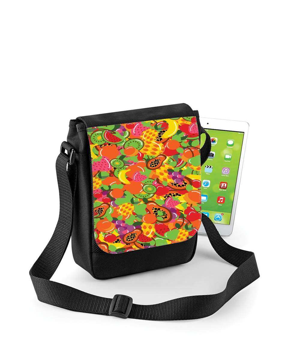 Mini Sac - Pochette unisexe pour Healthy Food: Fruits and Vegetables V1