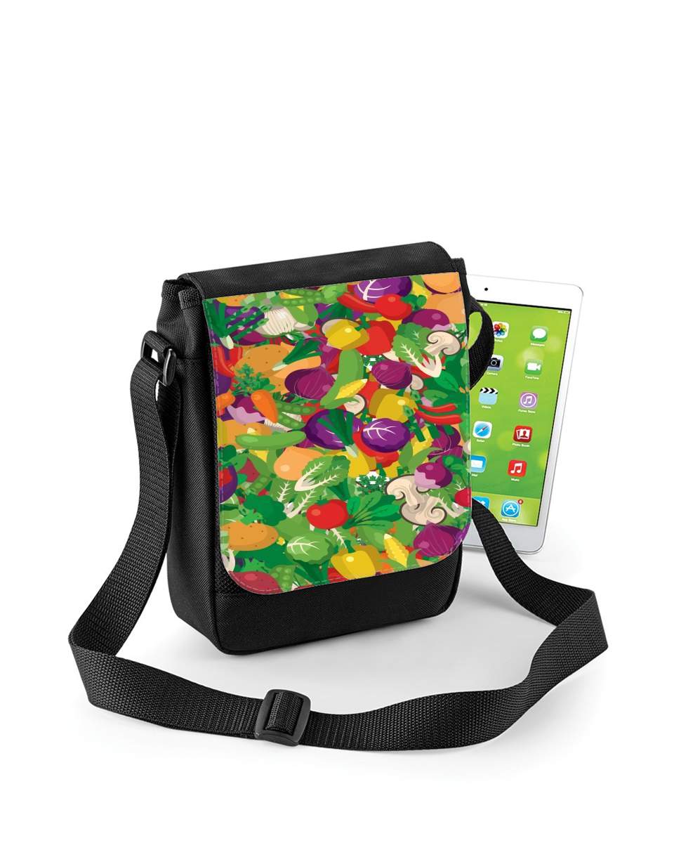 Mini Sac - Pochette unisexe pour Healthy Food: Fruits and Vegetables V3