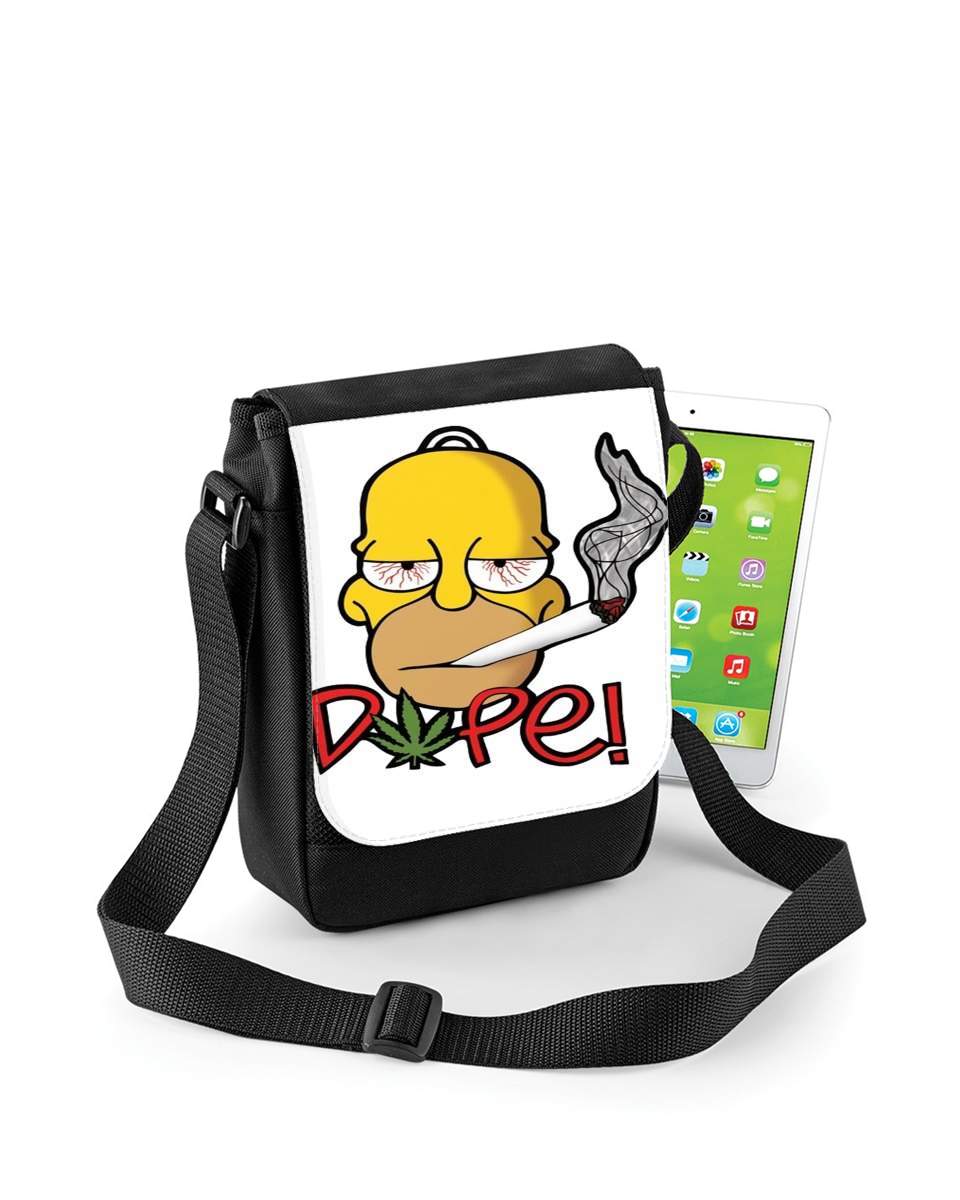 Mini Sac - Pochette unisexe pour Homer Dope Weed Smoking Cannabis