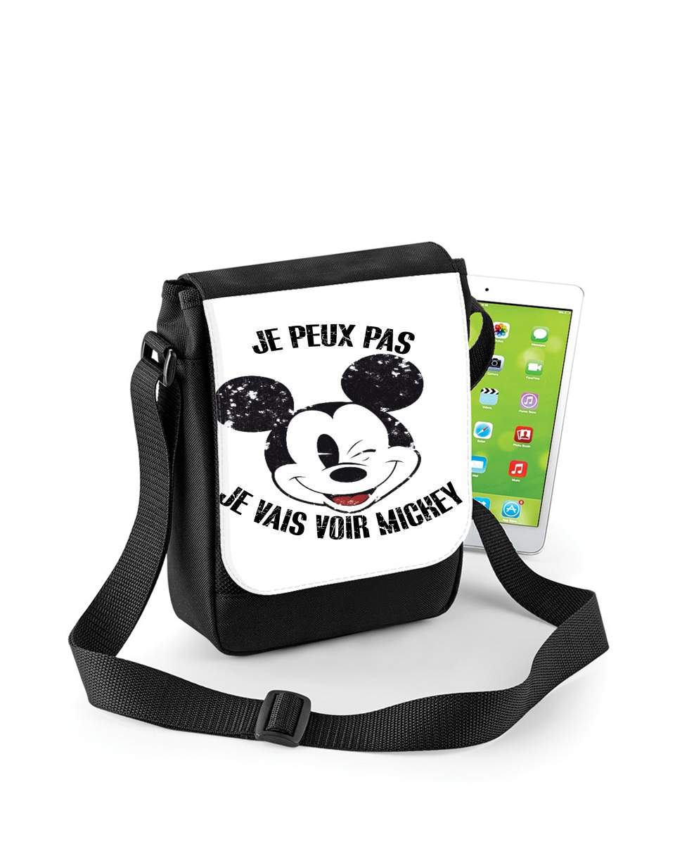 Mini Sac - Pochette unisexe pour Je peux pas je vais voir mickey