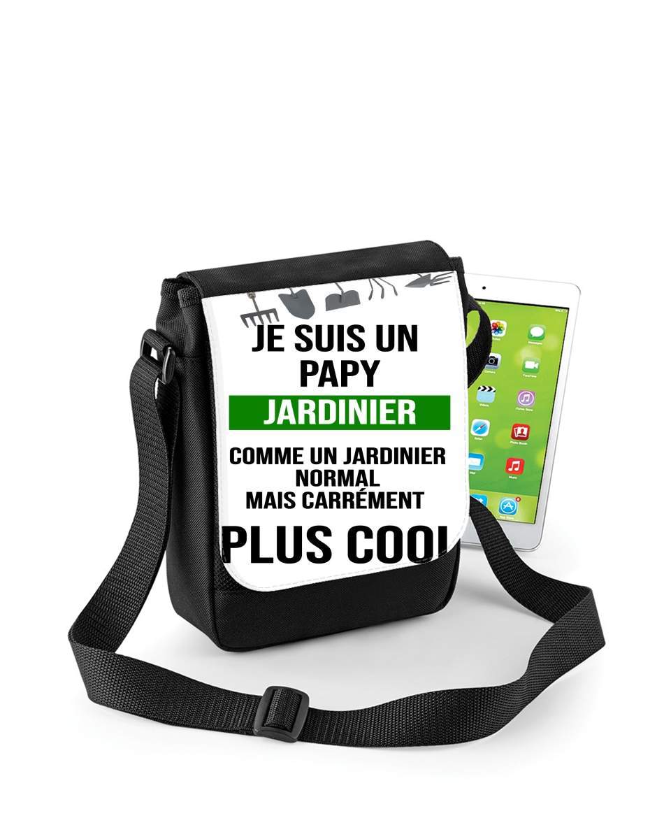 Mini Sac - Pochette unisexe pour Je suis un papy jardinier comme un papy normal mais plus cool