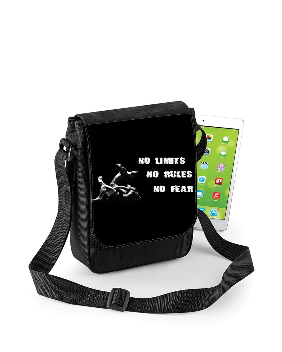 Mini Sac - Pochette unisexe pour MMA No Limits No Rules No Fear