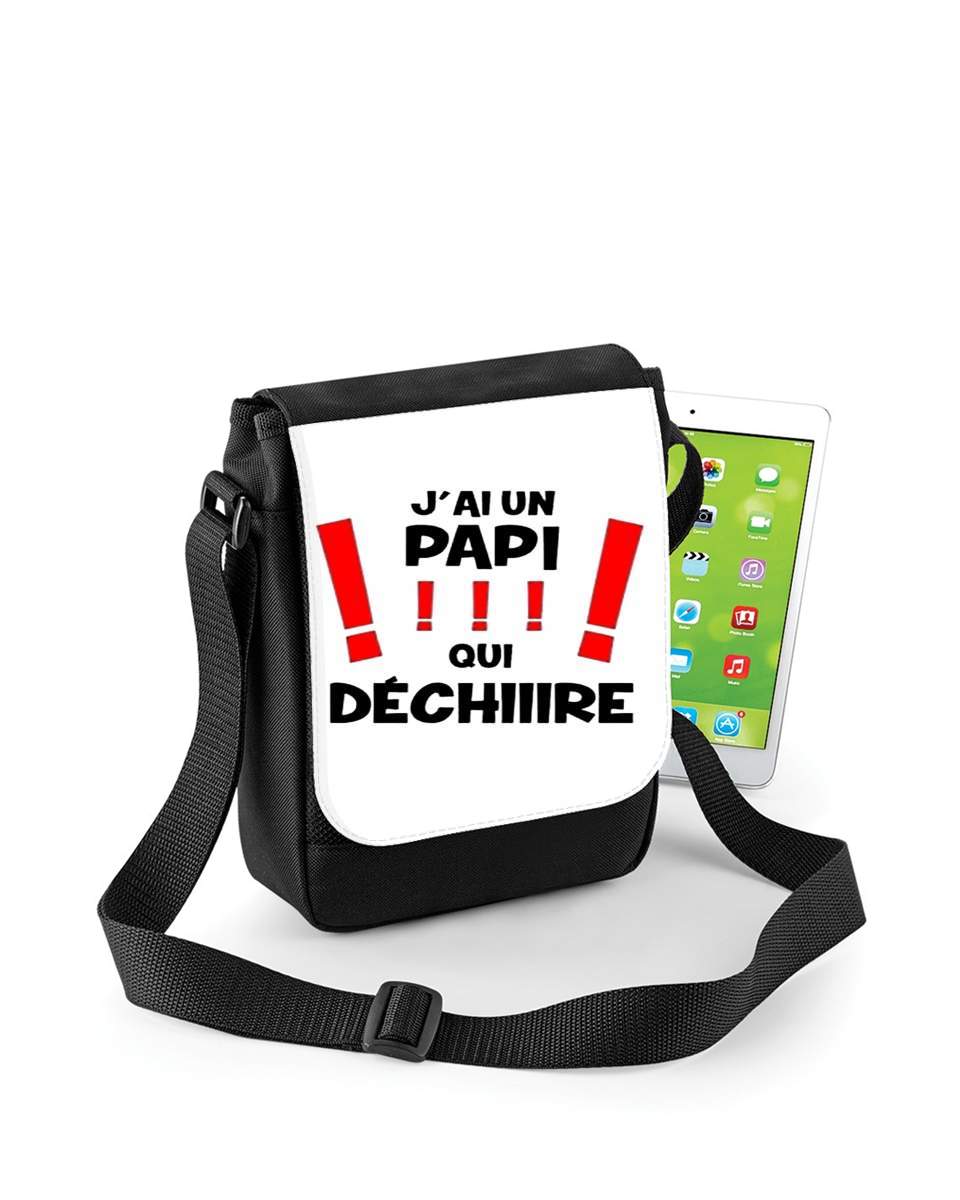 Mini Sac - Pochette unisexe pour J'ai un Papi qui déchire