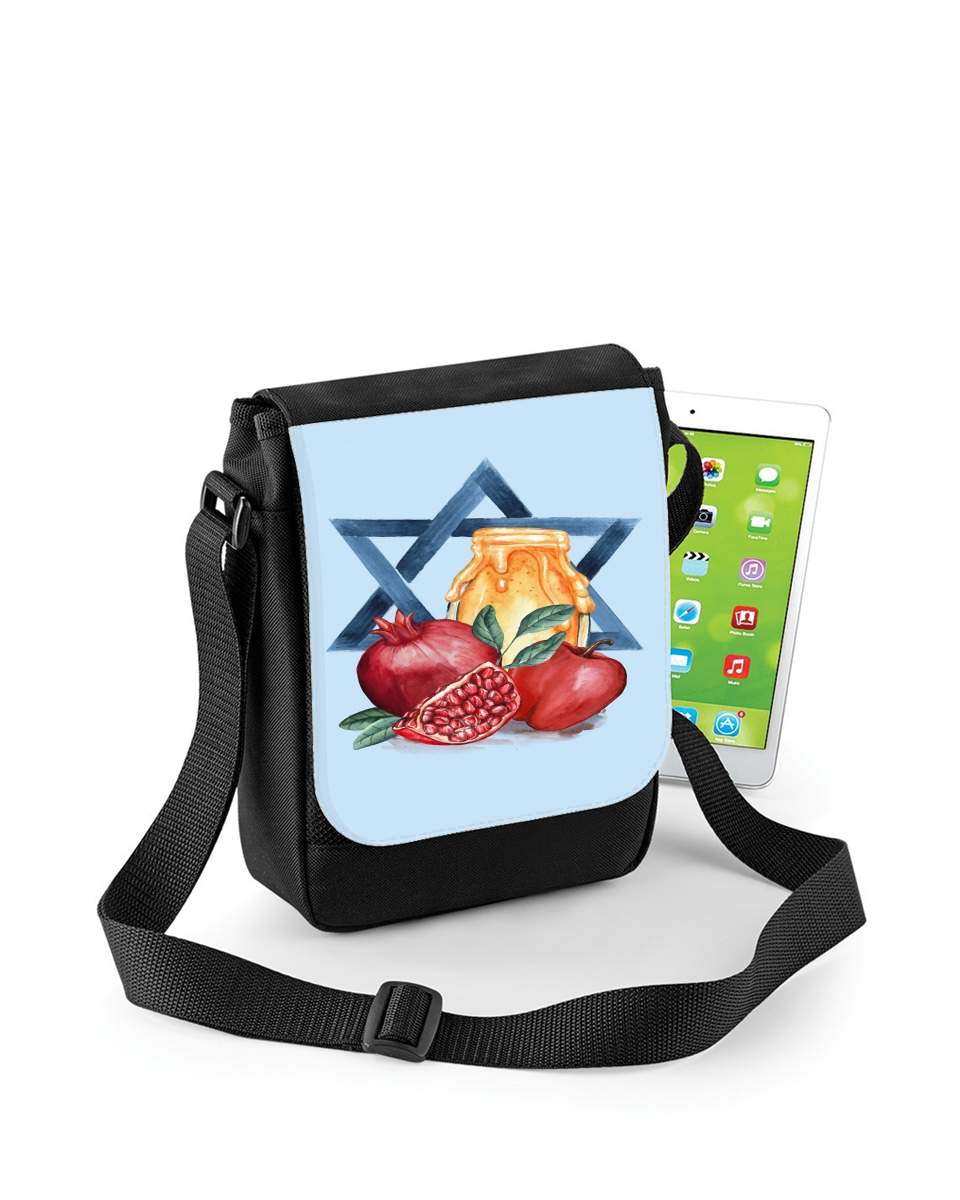 Mini Sac - Pochette unisexe pour Shana tova Honey Fruits Card