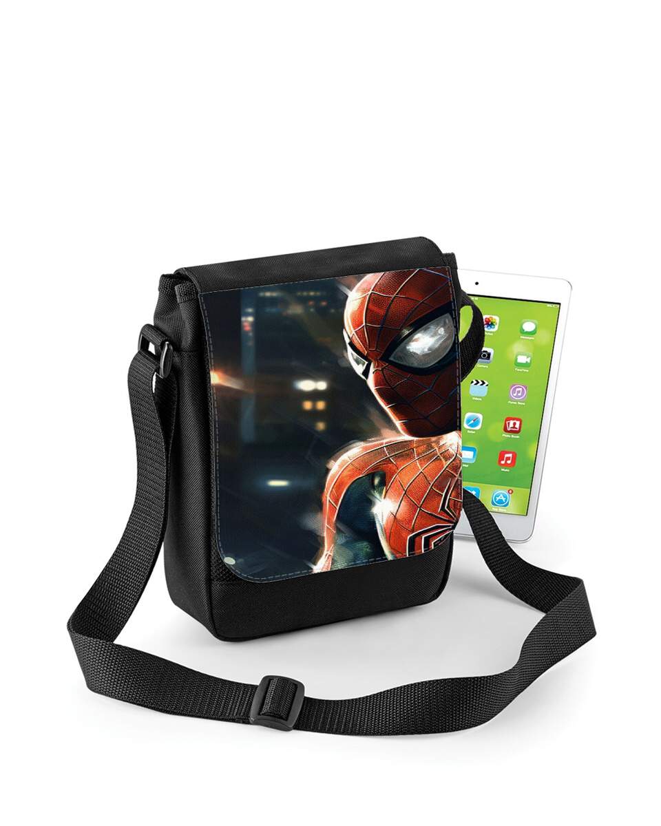 Mini Sac - Pochette unisexe pour Spidey under rain