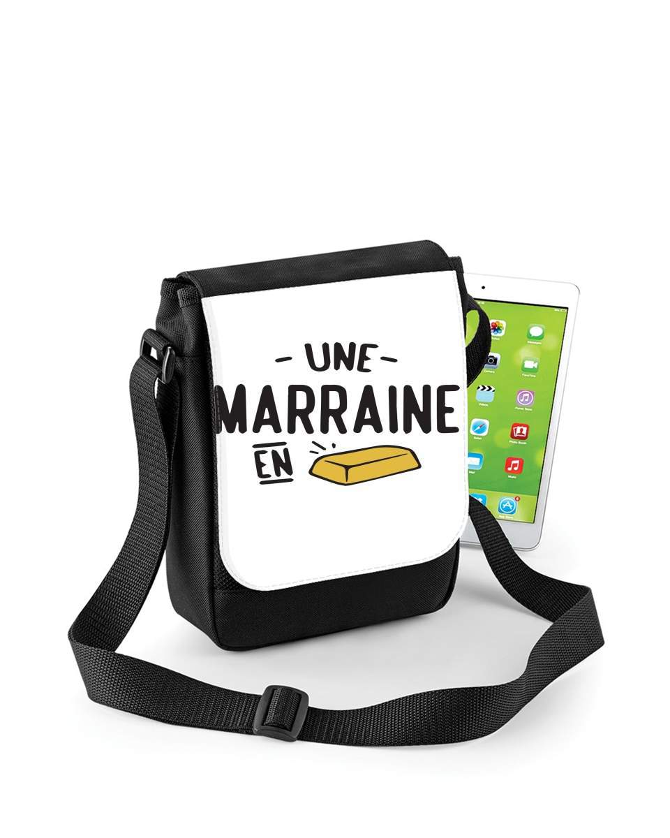 Mini Sac - Pochette unisexe pour Une marraine en or