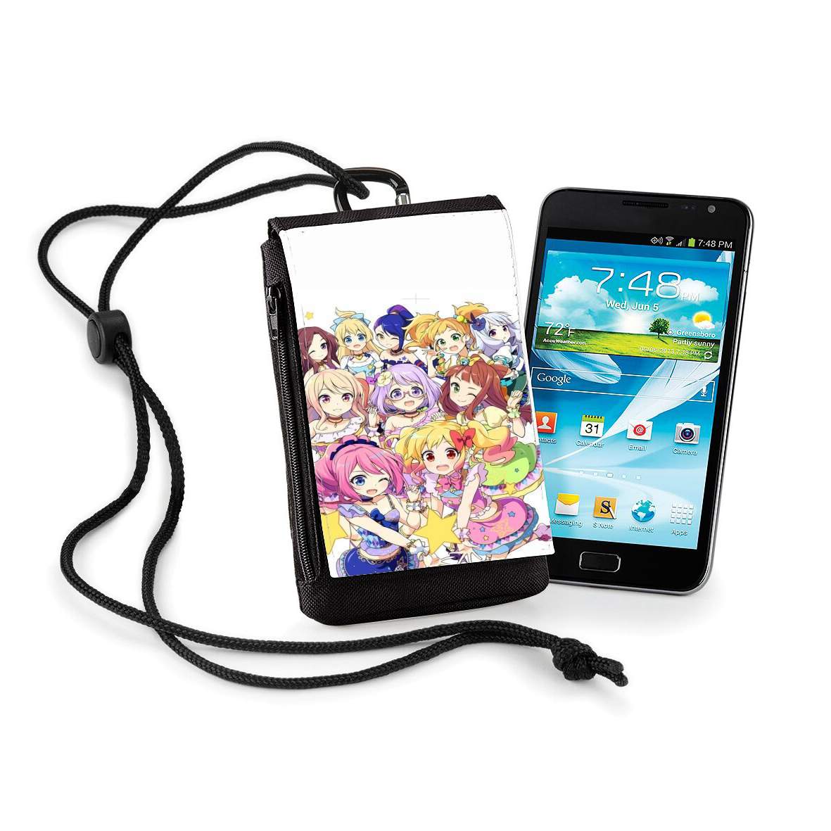 Pochette de téléphone - Taille XL pour Aikatsu be an idol