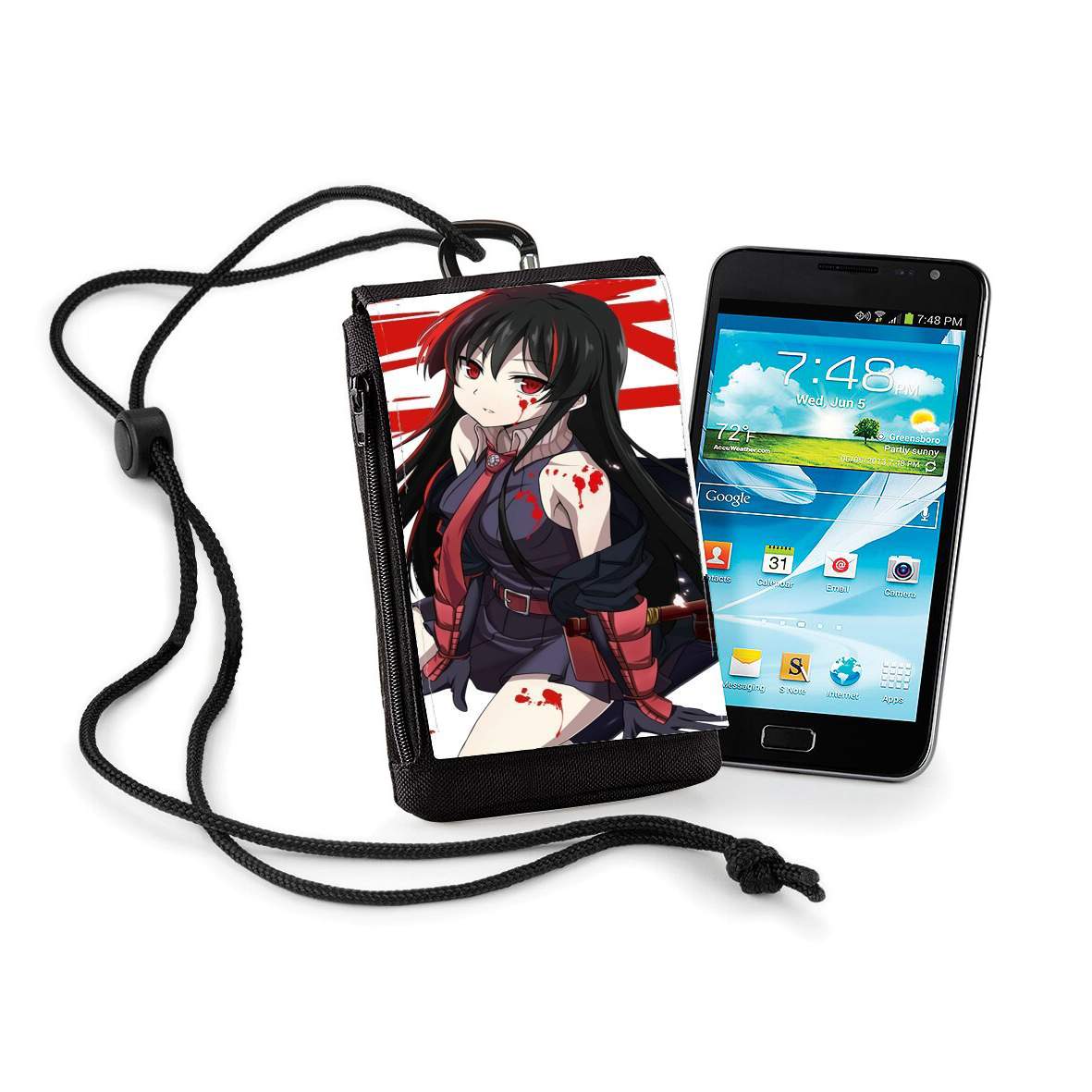 Pochette de téléphone - Taille XL pour akame ga kill