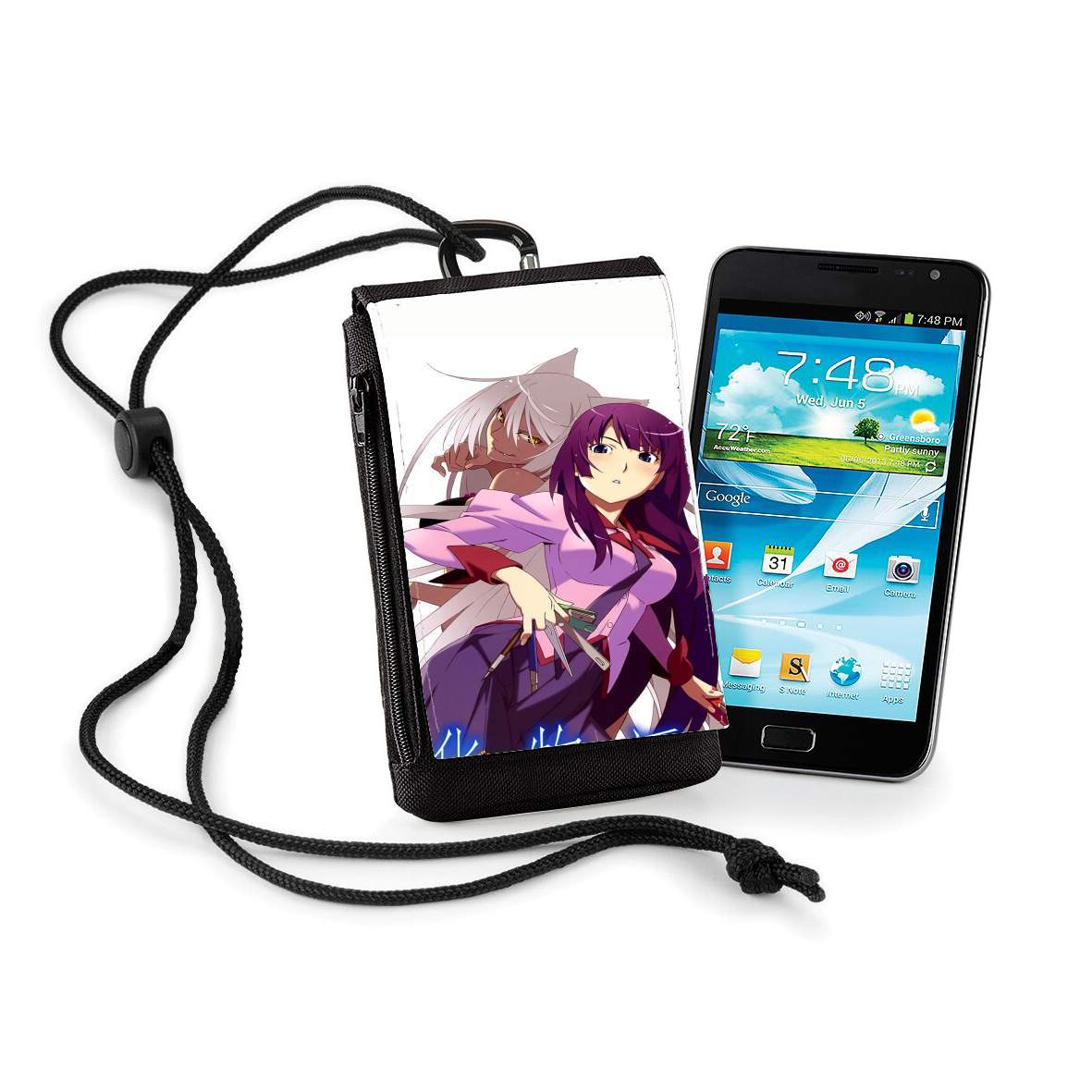 Pochette de téléphone - Taille XL pour bakemonogatari