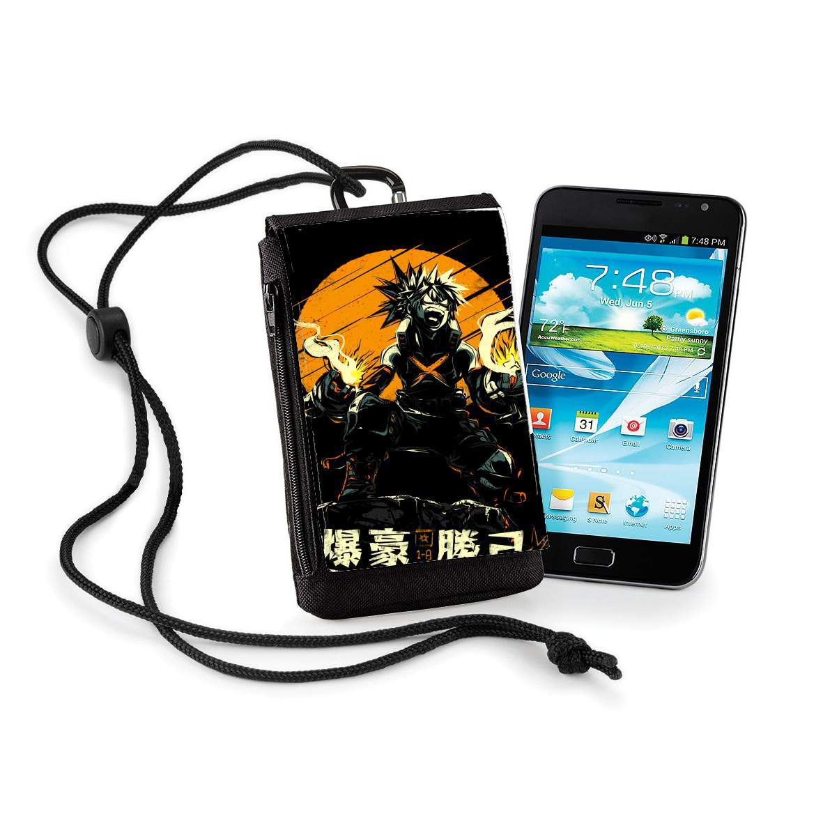 Pochette de téléphone - Taille XL pour Bakugo Crazy Bombing