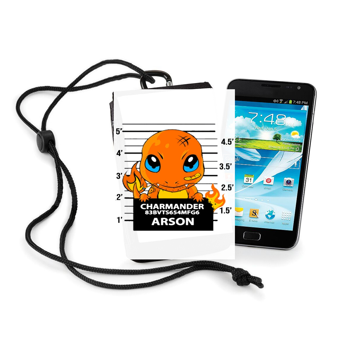 Pochette de téléphone - Taille XL pour Charmander Jail