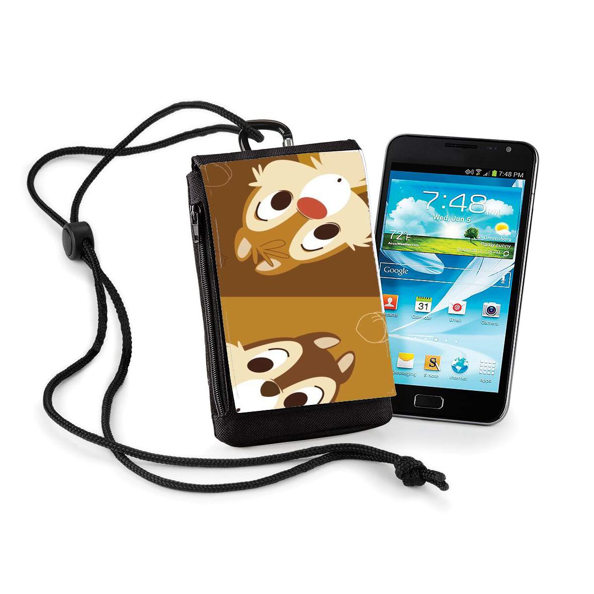 Pochette de téléphone - Taille XL pour Chip And Dale