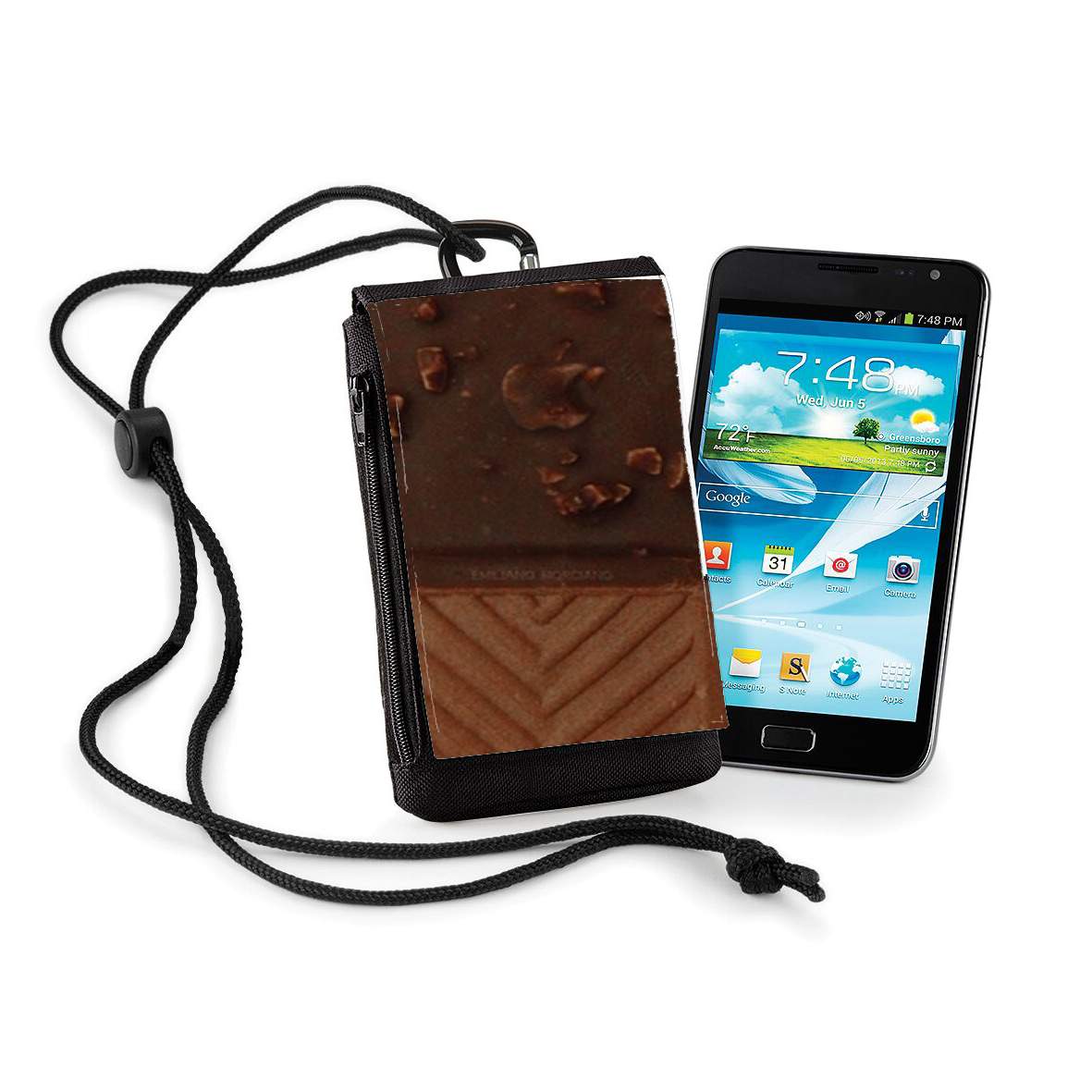 Pochette de téléphone - Taille XL pour Chocolate Ice