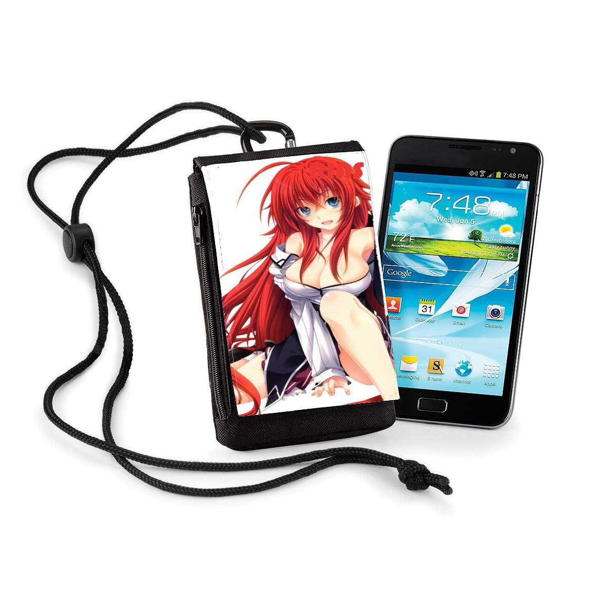 Pochette de téléphone - Taille XL pour Cleavage Rias DXD HighSchool