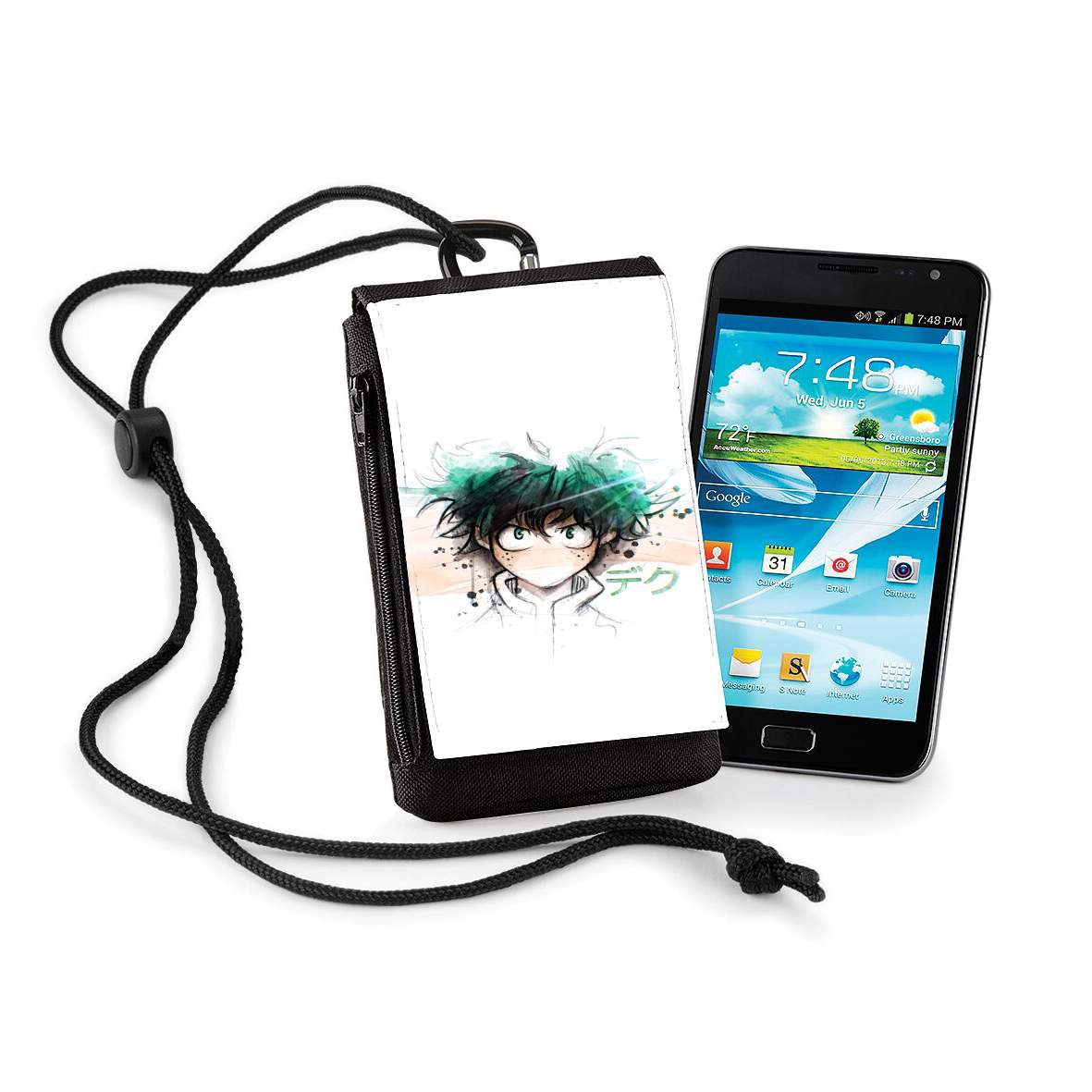 Pochette de téléphone - Taille XL pour Deku