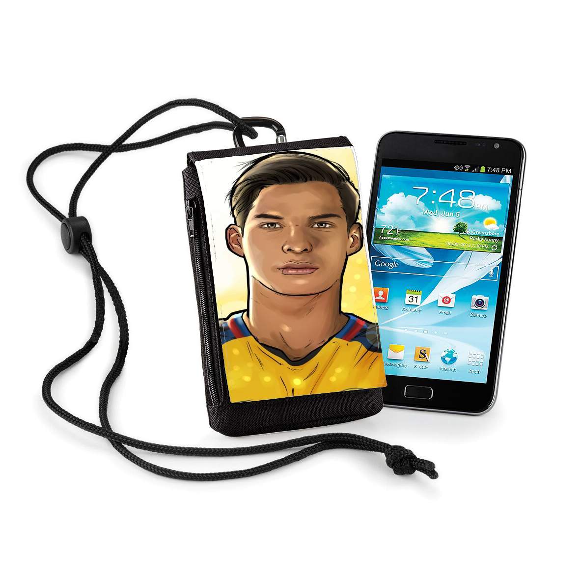 Pochette de téléphone - Taille XL pour Diego Lainez America