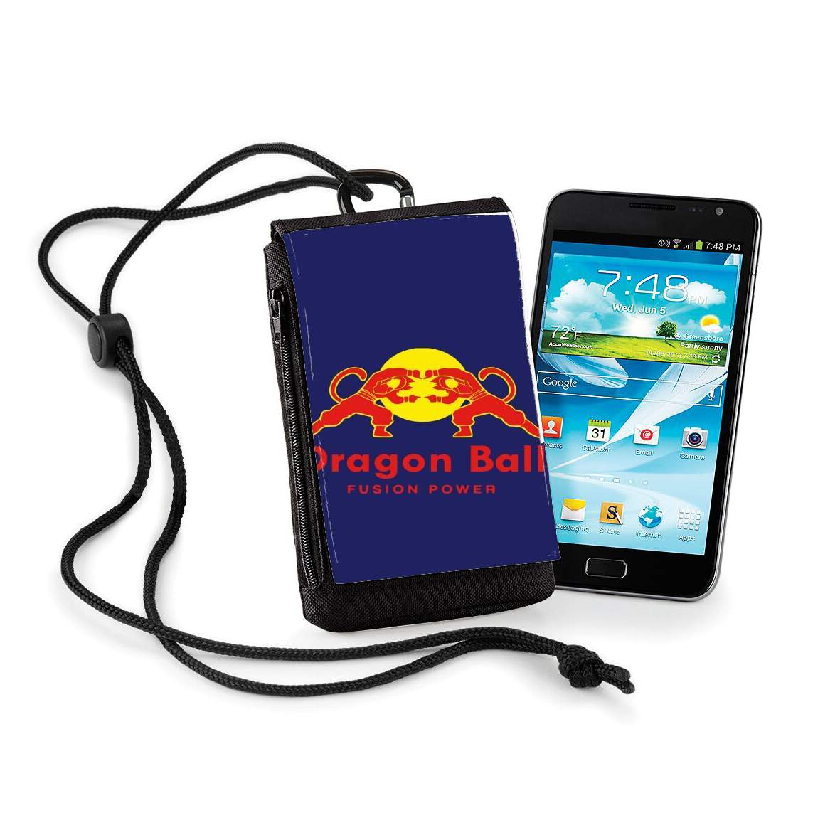 Pochette de téléphone - Taille XL pour Dragon Joke Red bull