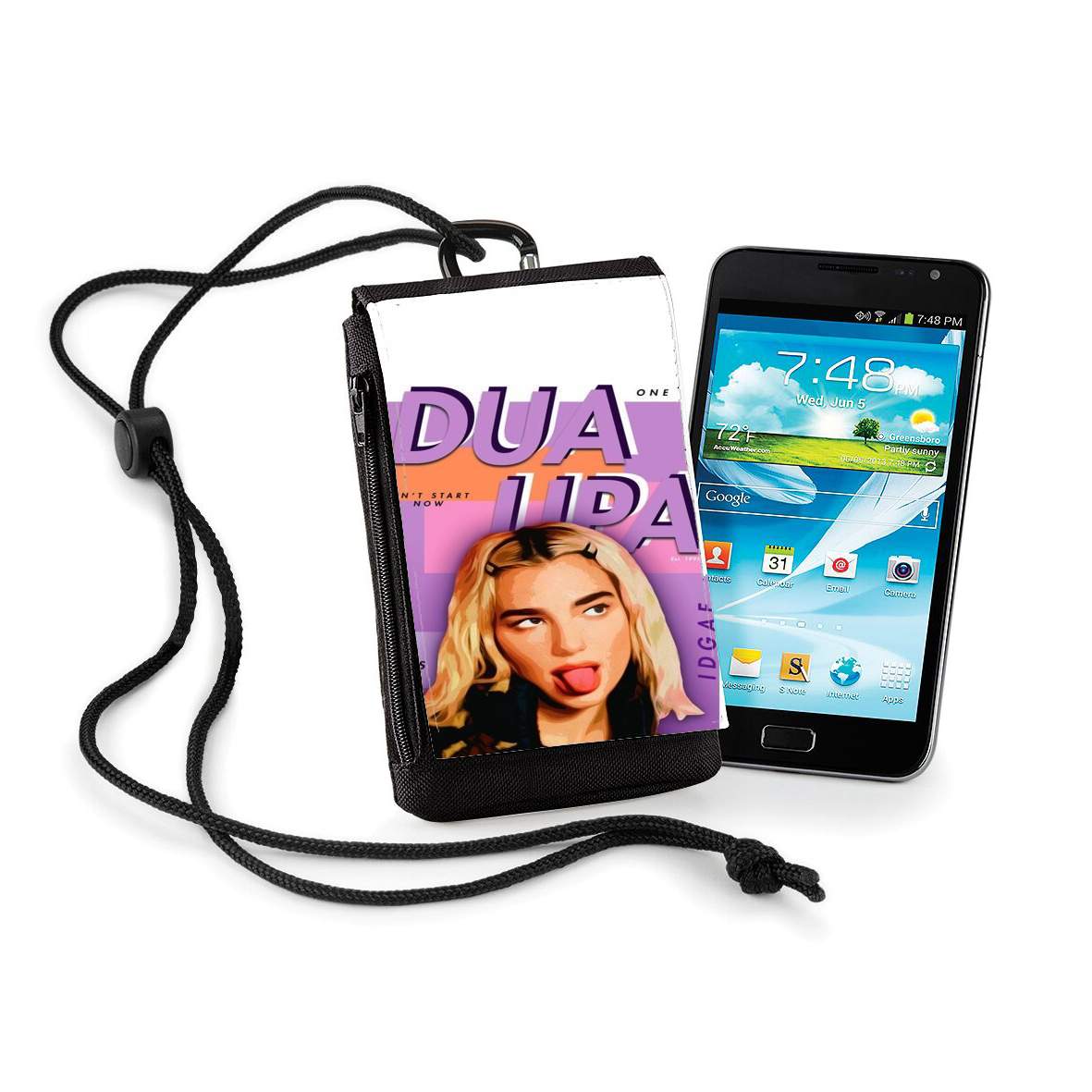 Pochette de téléphone - Taille XL pour Dua Lipa new rules