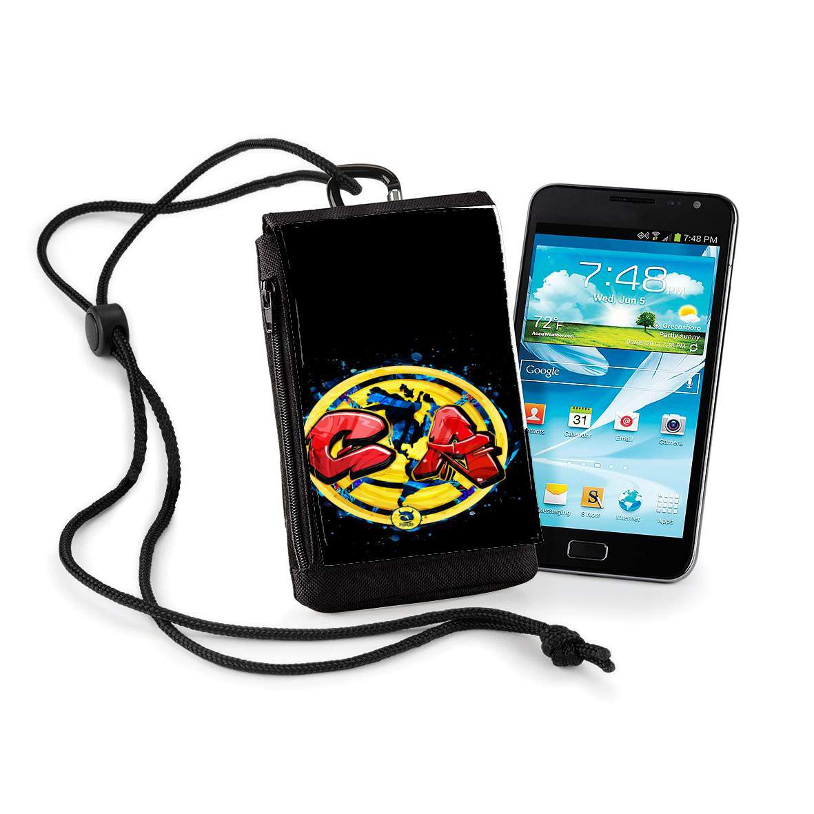 Pochette de téléphone - Taille XL pour Escudo Graffiti Aguilas 