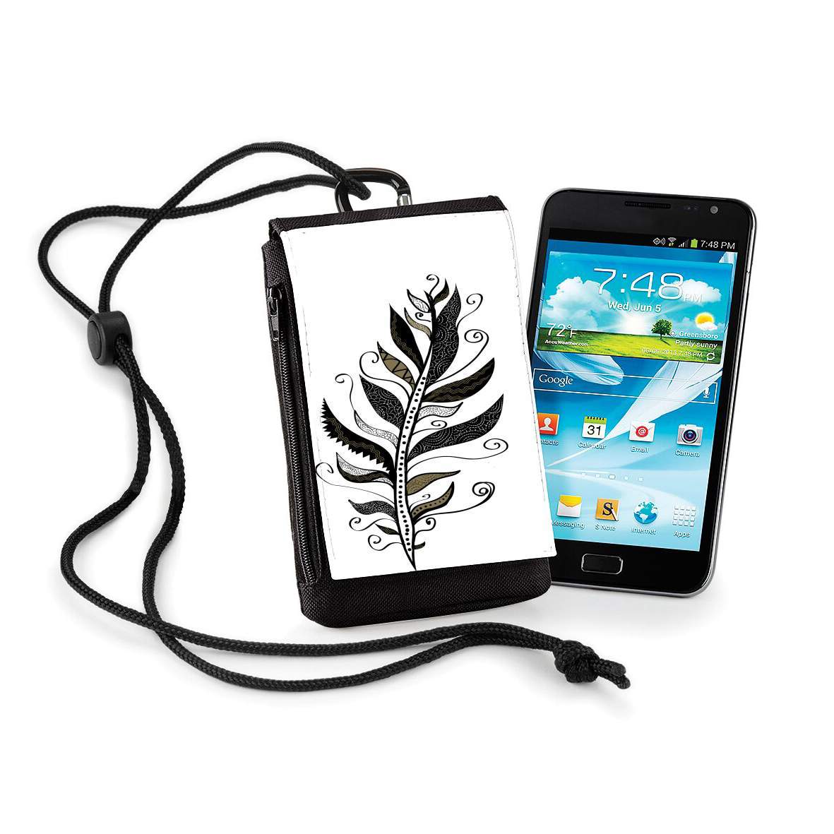 Pochette de téléphone - Taille XL pour Feather minimalist