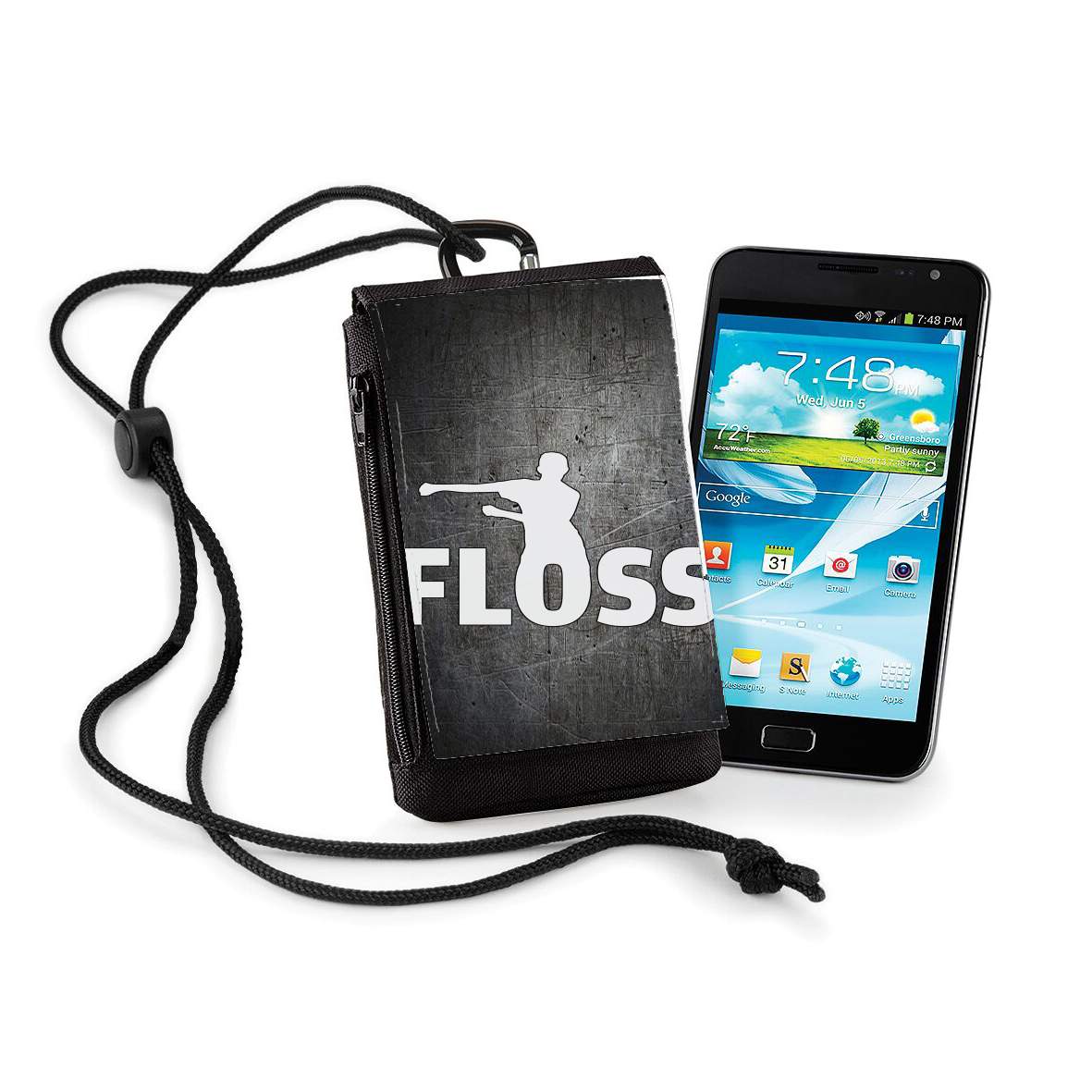 Pochette de téléphone - Taille XL pour Floss Dance Football Celebration Fortnite