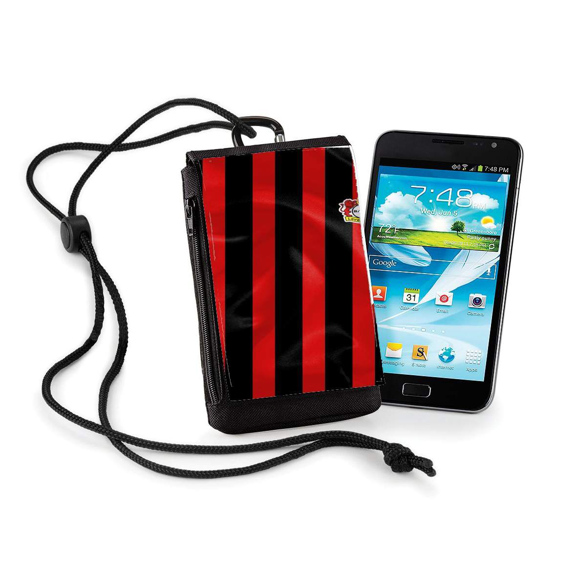 Pochette de téléphone - Taille XL pour Maillot de foot Leverkusen