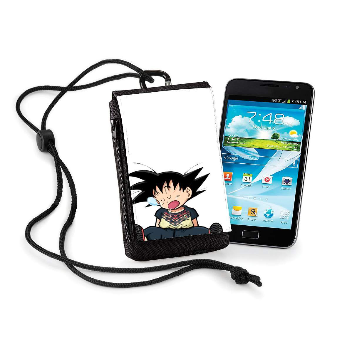 Pochette de téléphone - Taille XL pour Goku kid Americanista