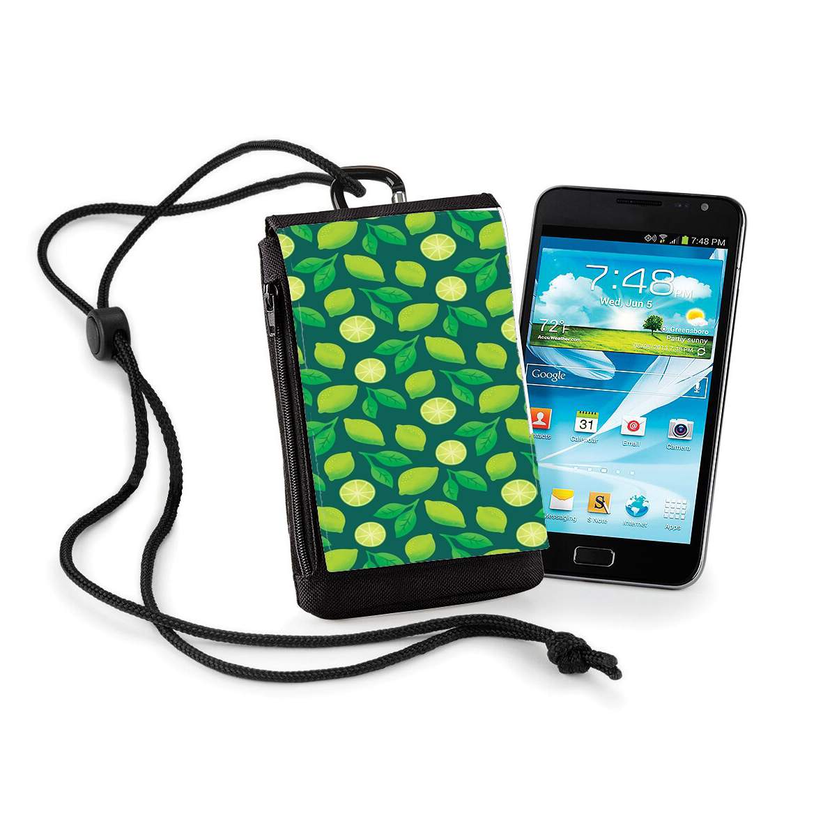 Pochette de téléphone - Taille XL pour Citron Vert Lemon Summer