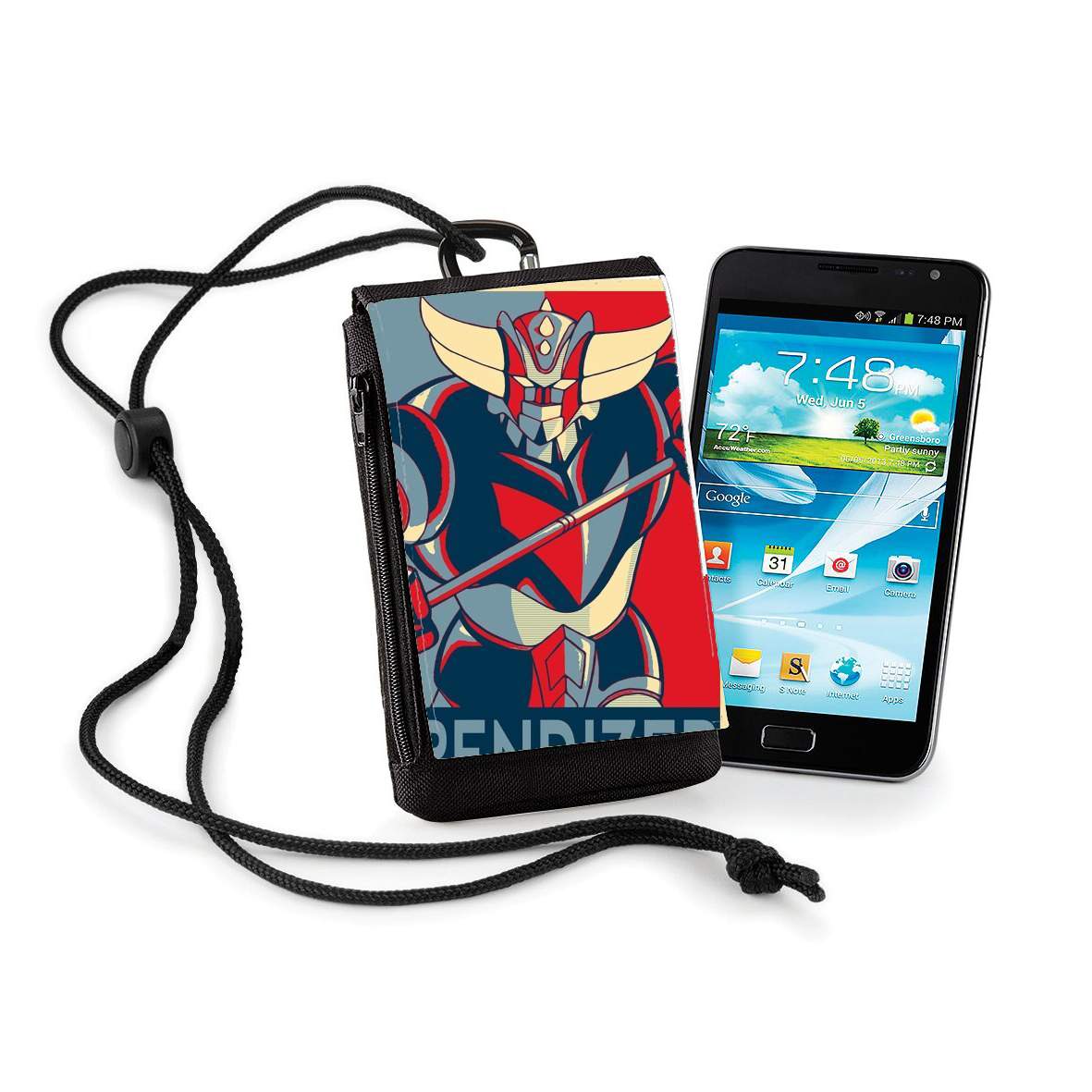 Pochette de téléphone - Taille XL pour Grendizer propaganda