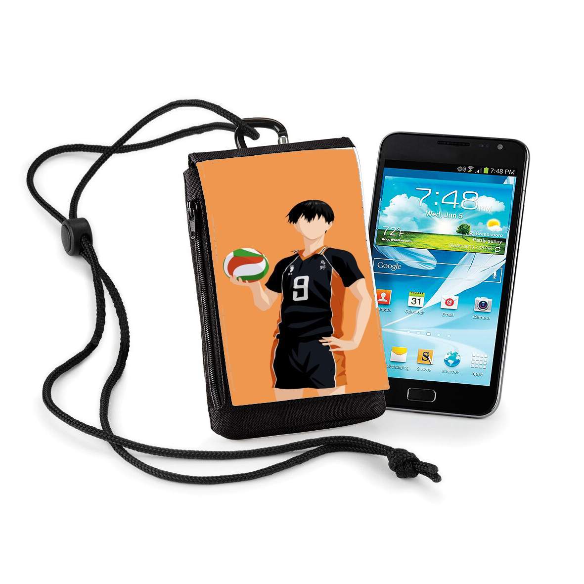 Pochette de téléphone - Taille XL pour Haikyu Tobio Kageyama