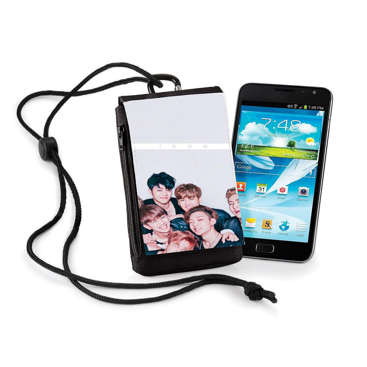 Pochette de téléphone - Taille XL pour Ikon kpop