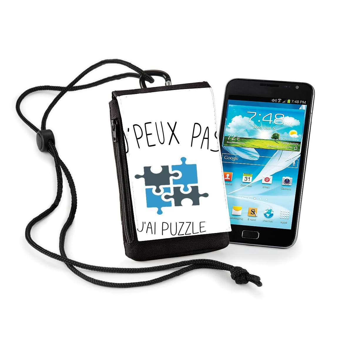 Pochette de téléphone - Taille XL pour Je peux pas jai Puzzle