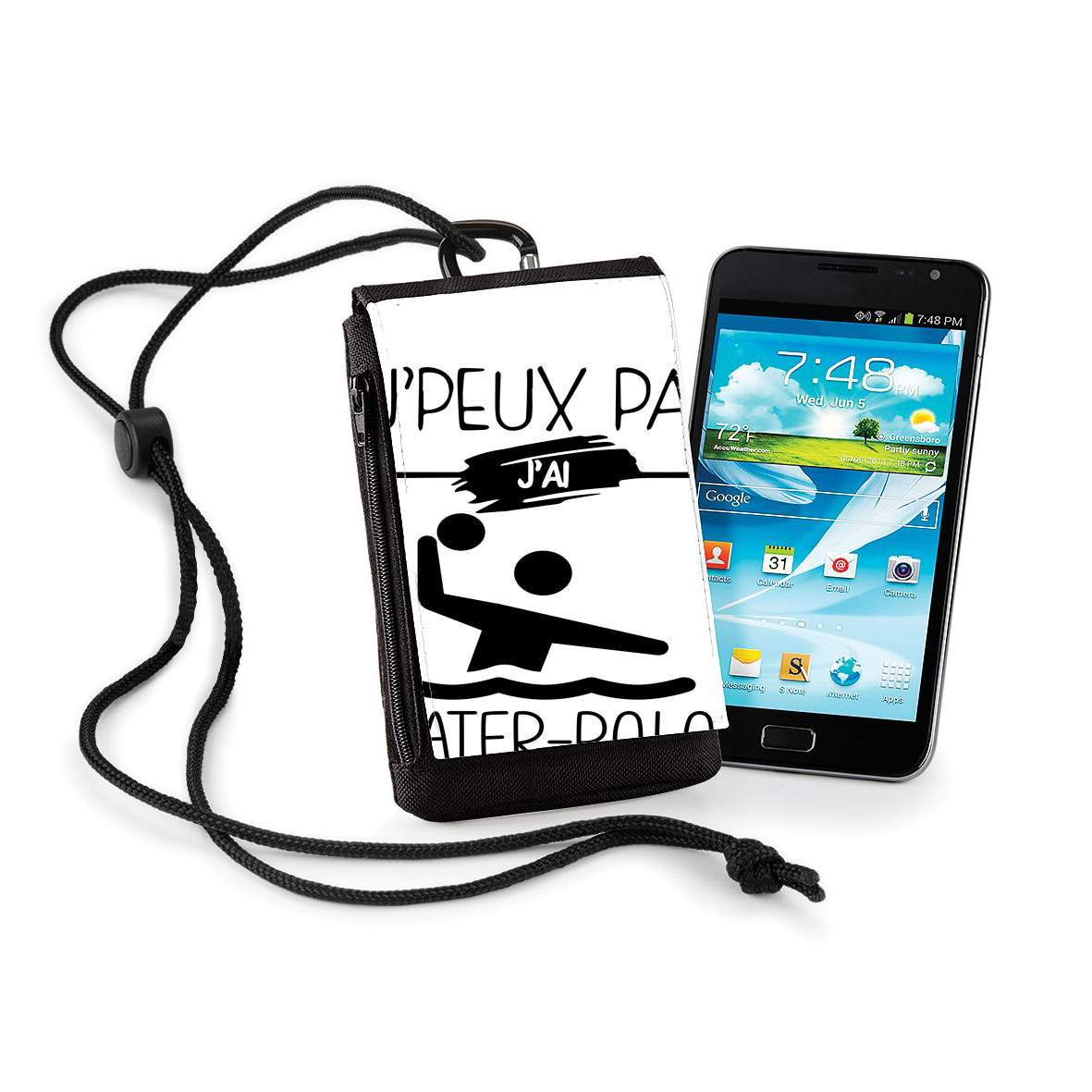 Pochette de téléphone - Taille XL pour J'peux pas j'ai water-polo