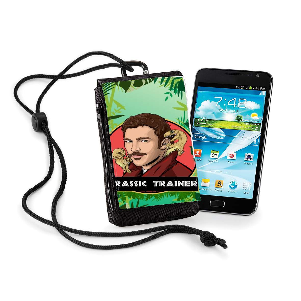 Pochette de téléphone - Taille XL pour Jurassic Trainer