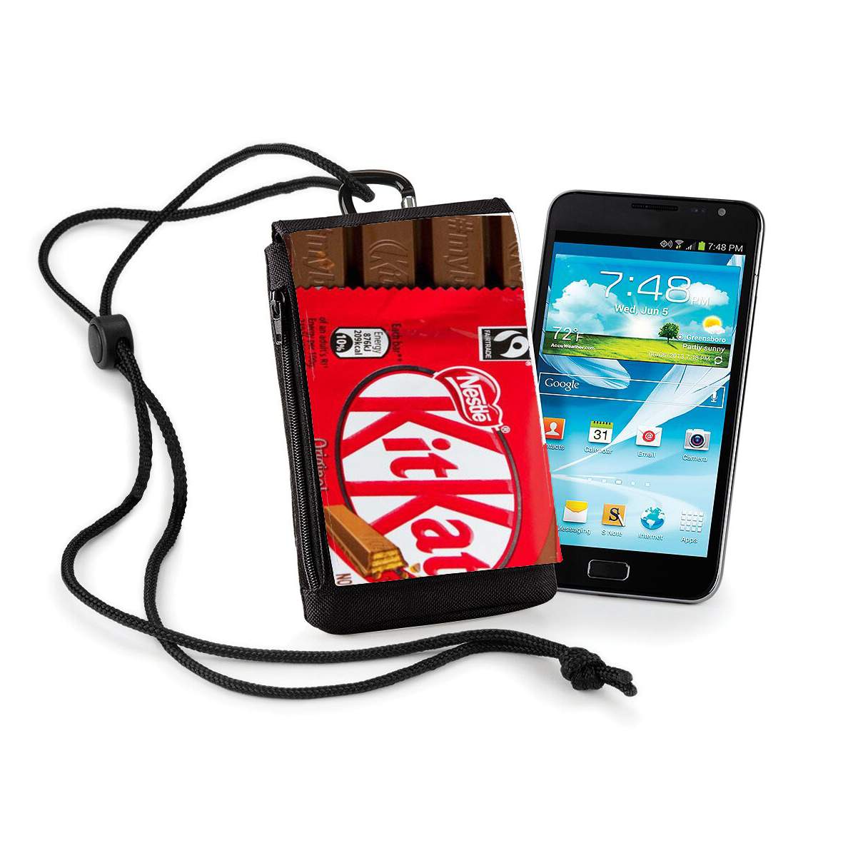 Pochette de téléphone - Taille XL pour kit kat chocolate