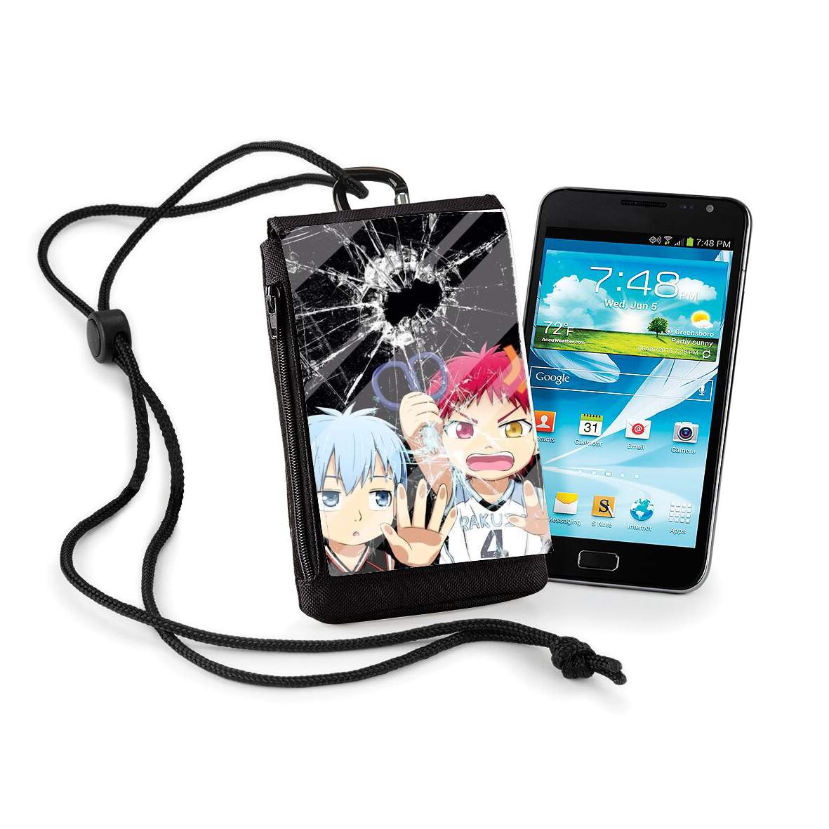 Pochette de téléphone - Taille XL pour Kuroko Collab Akashi Lockscreen