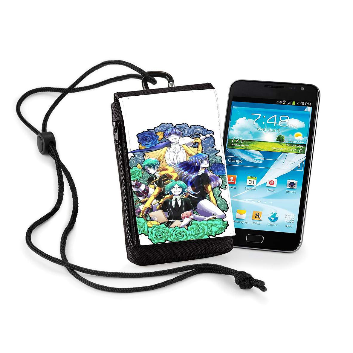 Pochette de téléphone - Taille XL pour land of the lustrous