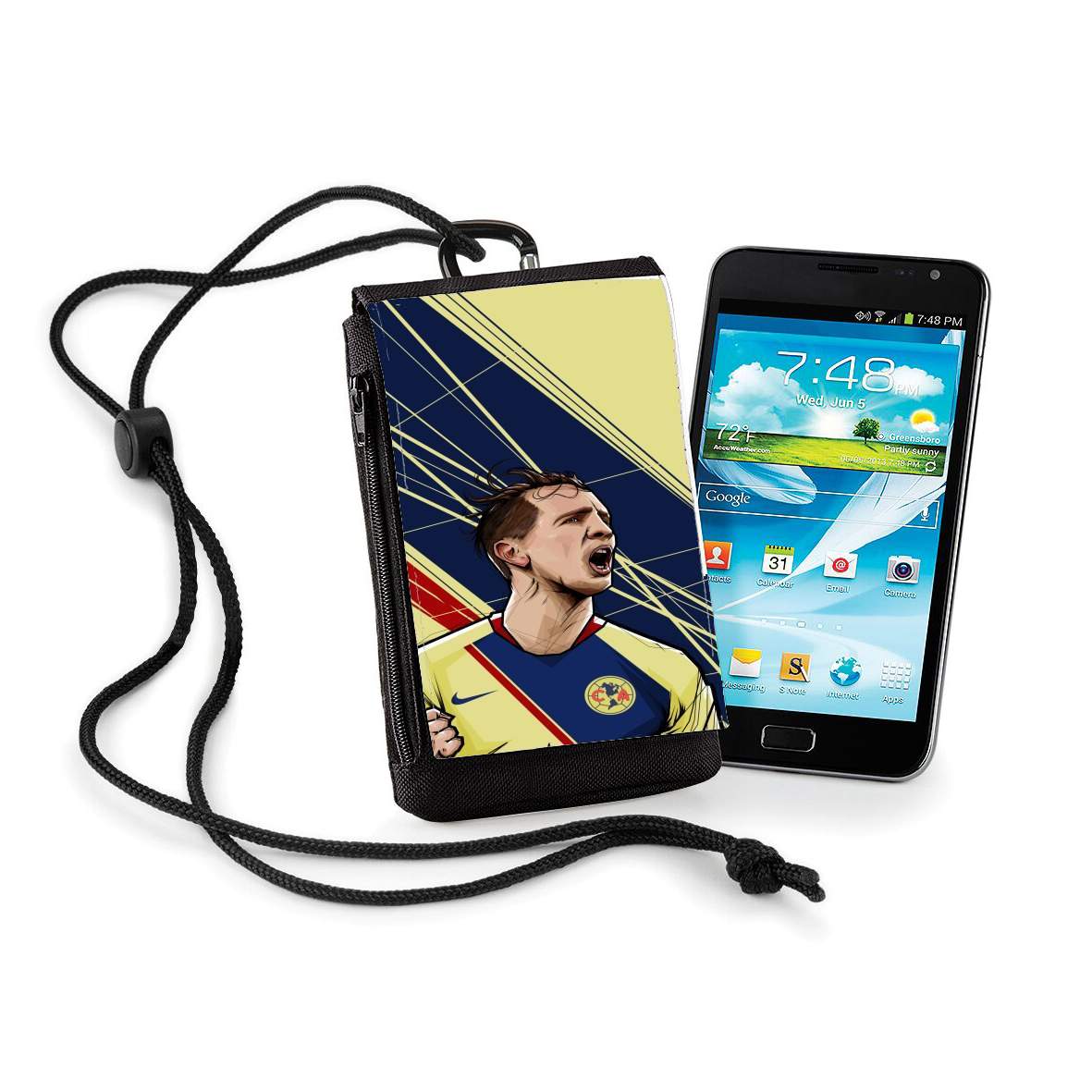 Pochette de téléphone - Taille XL pour Luuk De Jong America 2018