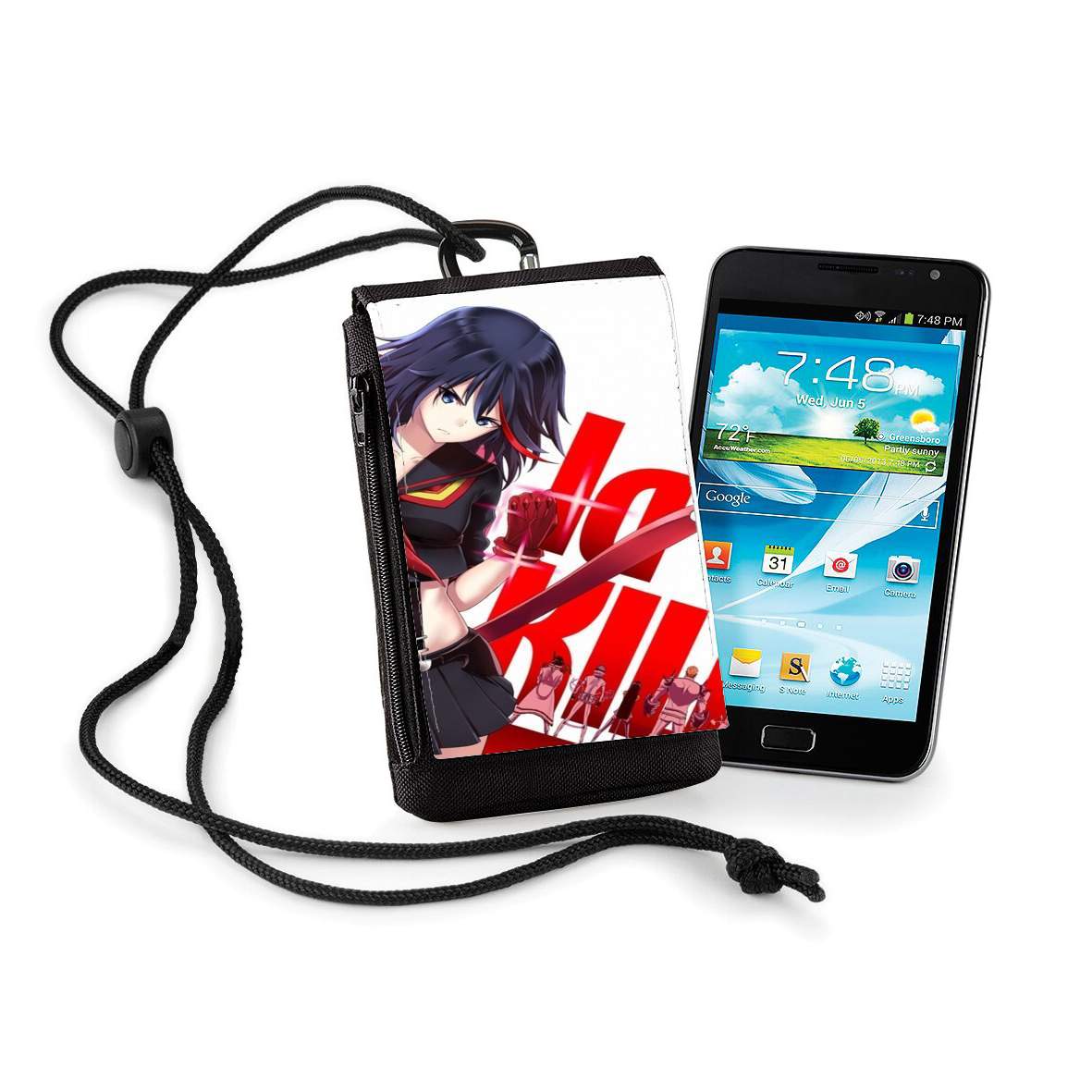 Pochette de téléphone - Taille XL pour matoi ritsuko Kill La Kill