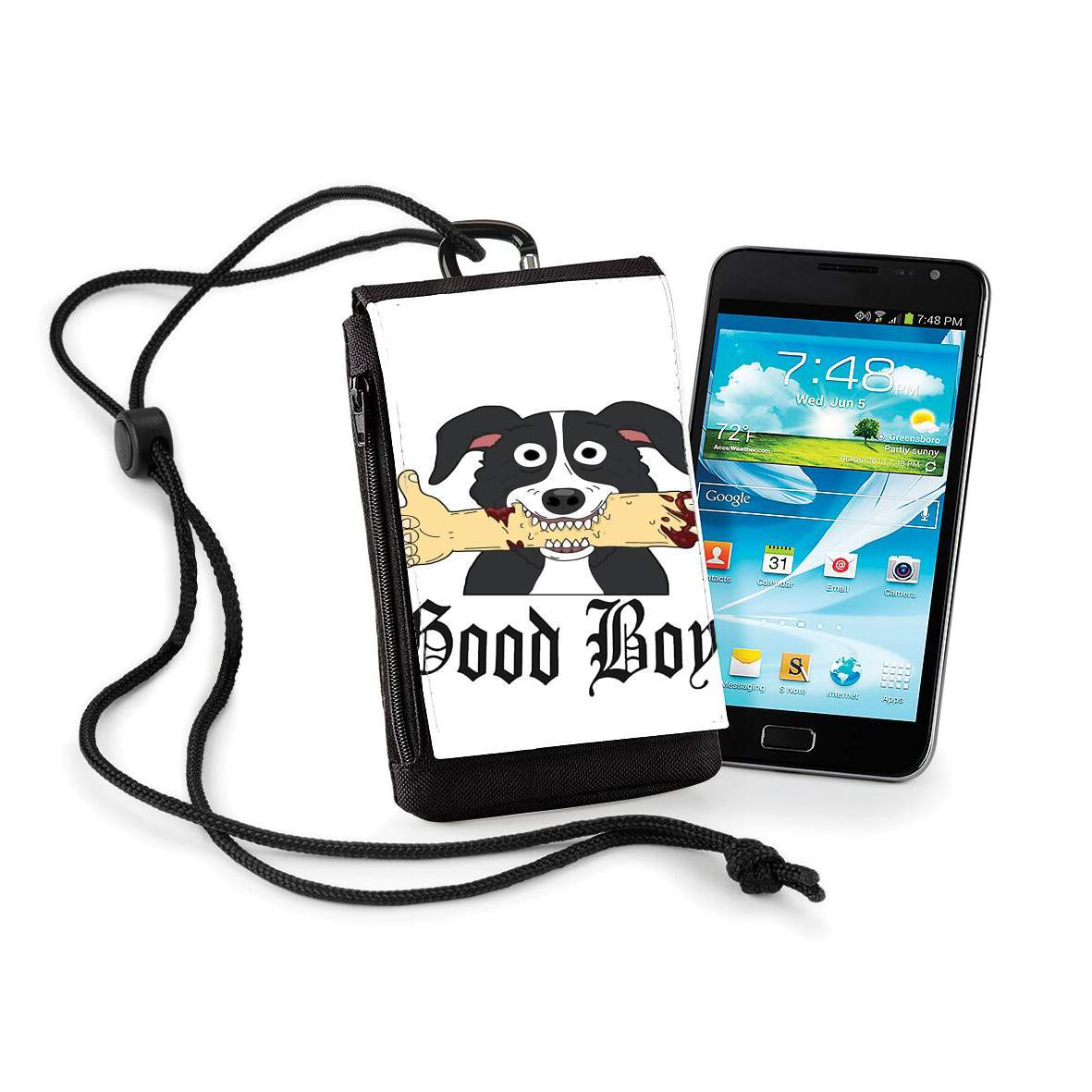 Pochette de téléphone - Taille XL pour mr pickles good boy