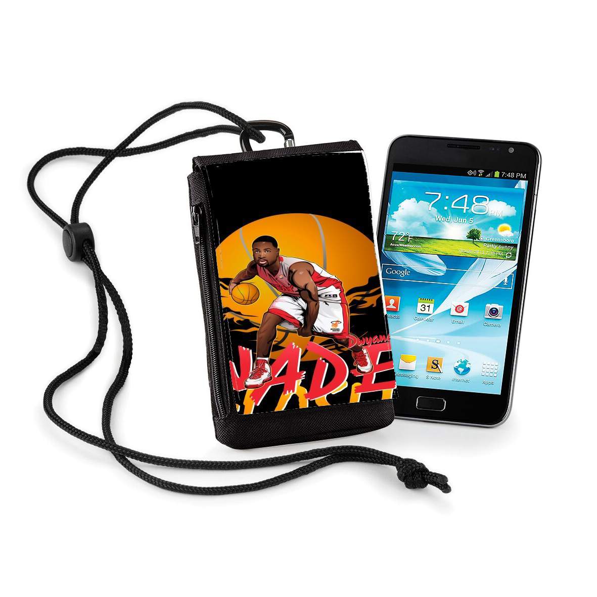 Pochette de téléphone - Taille XL pour NBA Legends: Dwyane Wade