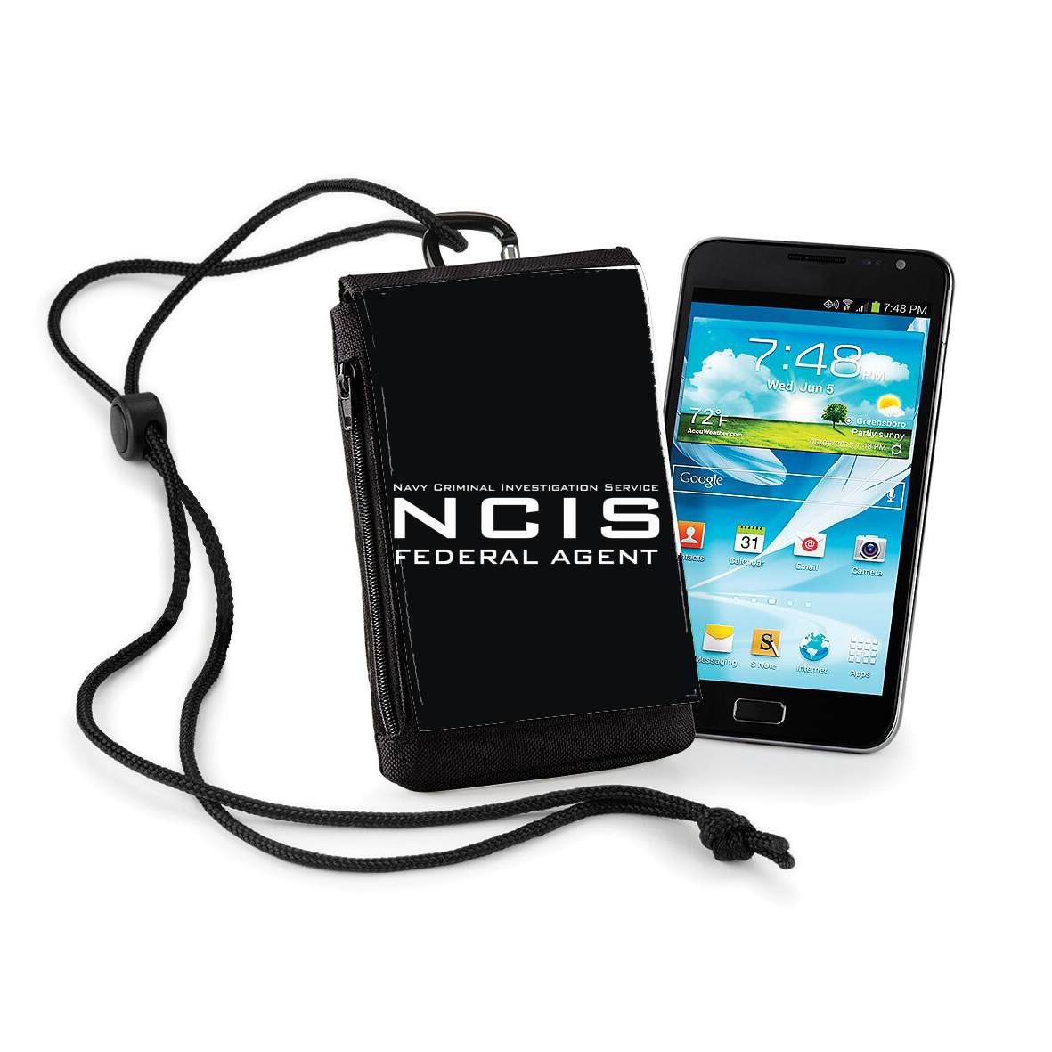 Pochette de téléphone - Taille XL pour NCIS federal Agent